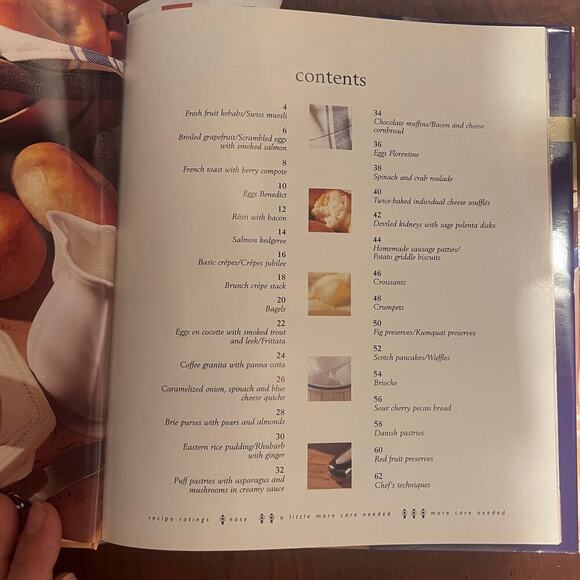 Le Cordon Blue Home Collection Brunch Cookbook with Color Photos Tasty Elegant - Picture 5 of 12